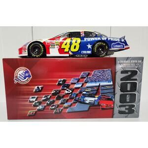 2003 Action 1:24 Jimmie Johnson #48 Lowe’s Power of Pride Monte Carlo Diecast
